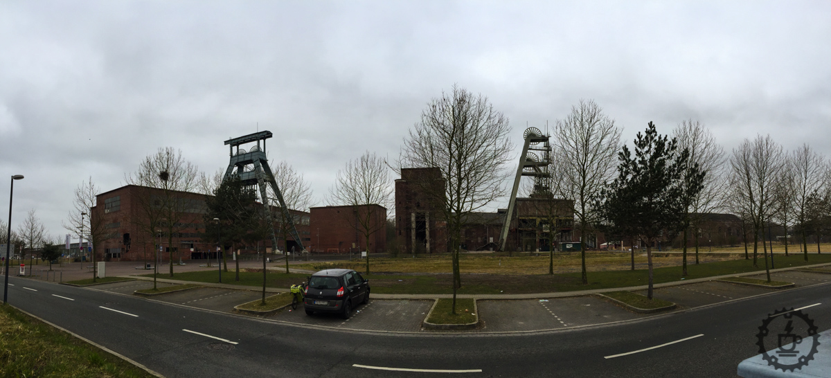 Zurück in der alten Heimat. Zwischen Zechenturm und Haldenberg.