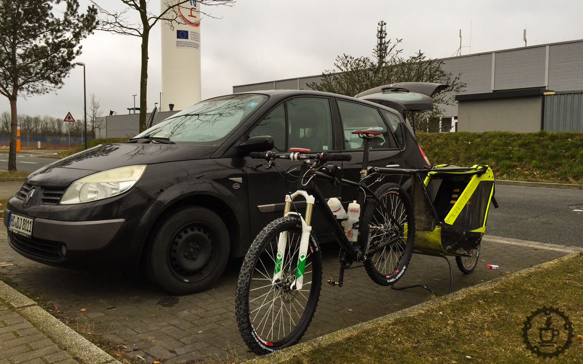 Das Setup für die Haldentour: MAO-TAINBIKE und Tout Terrain