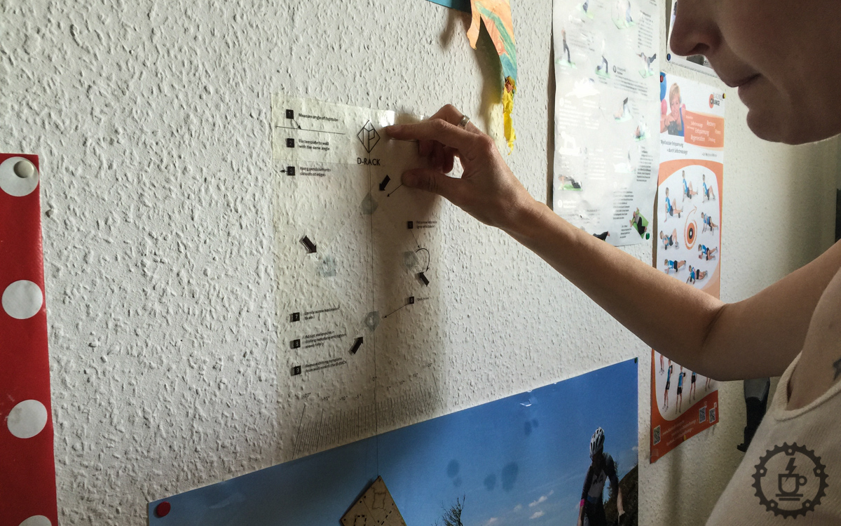 Dank der Hilfe meiner Frau klappte die Montage ohne Probleme.